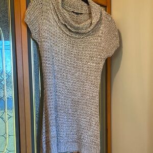 Women's Tan Cowl Neck Sweater, layering piece